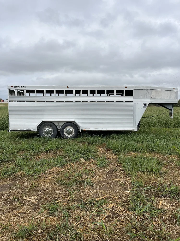 Used Alum-Line Gooseneck Stock Trailer