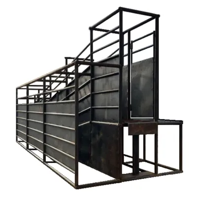 Superior Standard 26 ft Ground/Cattle Trailer Loading Chute
